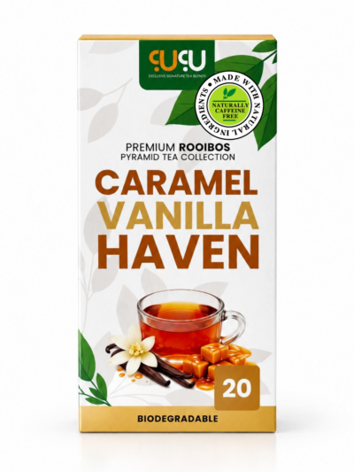 Caramel Vanilla Haven – 20 Pyramid Tea Bags